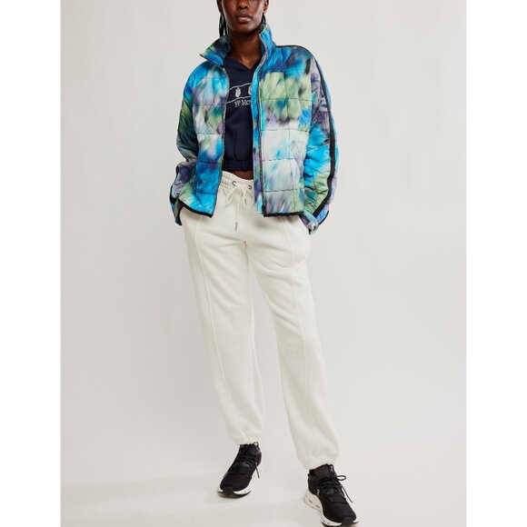 🆕 FP MOVEMENT Pippa Printed Packable Puffer Jacket / Blurry Flower - Picture 6 of 9